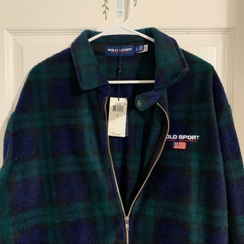 NWT Polo Ralph Lauren Vintage Fleece Jacket - Picture 6 of 9
